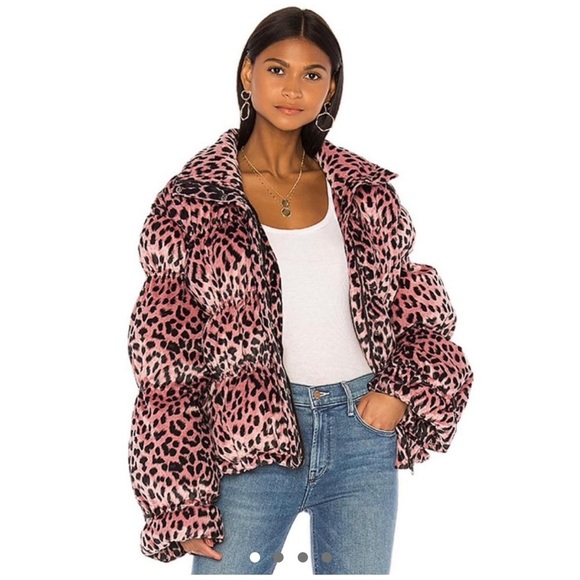 REVOLVE Jackets & Blazers - Revolve LPA Pink Sora Leopard Jacket